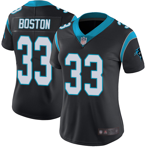 Carolina Panthers Limited Black Women Tre Boston Home Jersey NFL Football 33 Vapor Untouchable